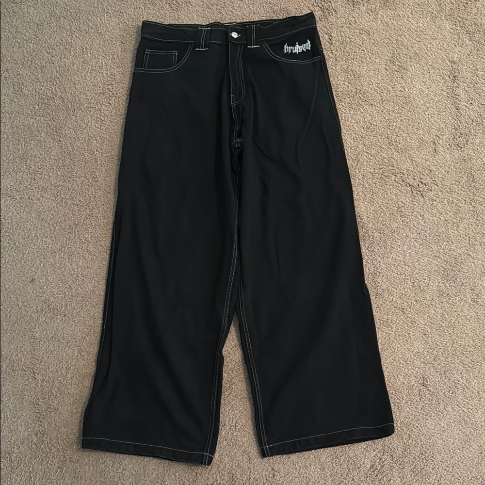 Bruised jeans